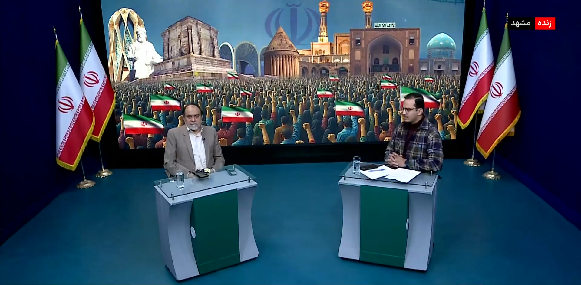 حضور در برنامه روی خط خبر